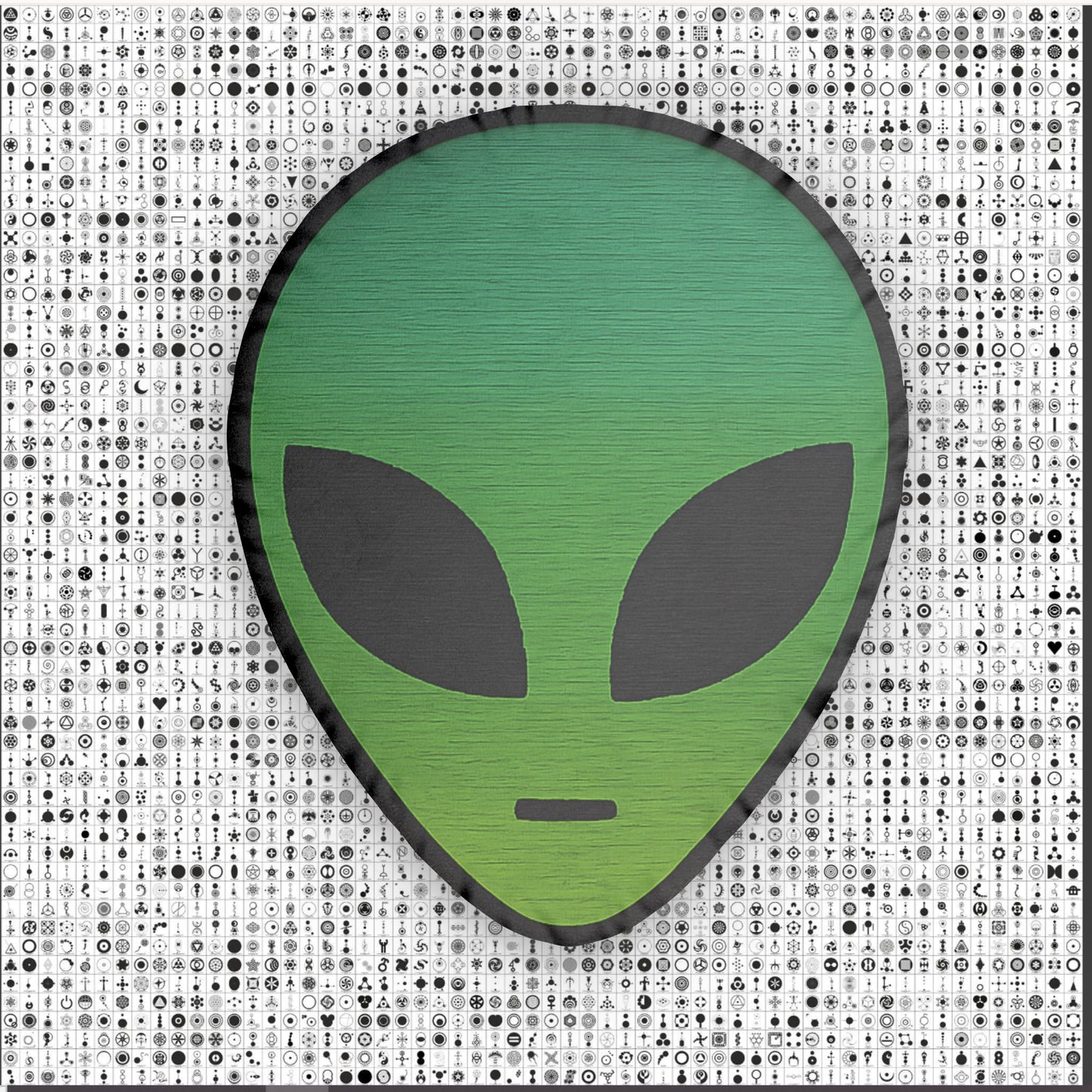 Unique Alien-Shaped Pillow, Custom Shaped Pillow, Fun Home Decor, Gifts for Sci-Fi Lovers, Quirky Bedroom Accent, Unique Gift Idea