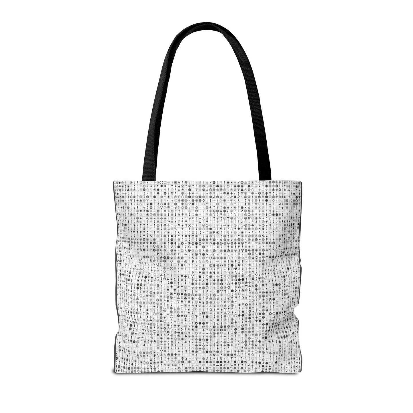 Crop Circles Chic Patterned Tote Bag, Stylish Reusable Shopping Bag, Trendy Canvas Tote, Eco-Friendly Carry-All, Perfect Gift for Any Occasion