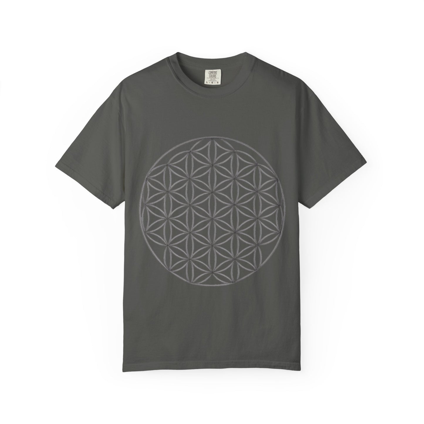 Flower of Life Unisex T-shirt - Mindful Gift, Spiritual Apparel, Cosmic Vibes, Meditation Shirt, Eco-friendly Fashion