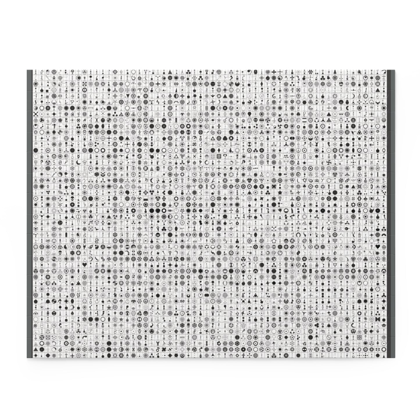 Crop Circles Minimalist Black and White Puzzle, 120, 252, 500-Piece, Modern Home Décor, Gift for Puzzle Lovers, Quiet Time Activity, Great for Family