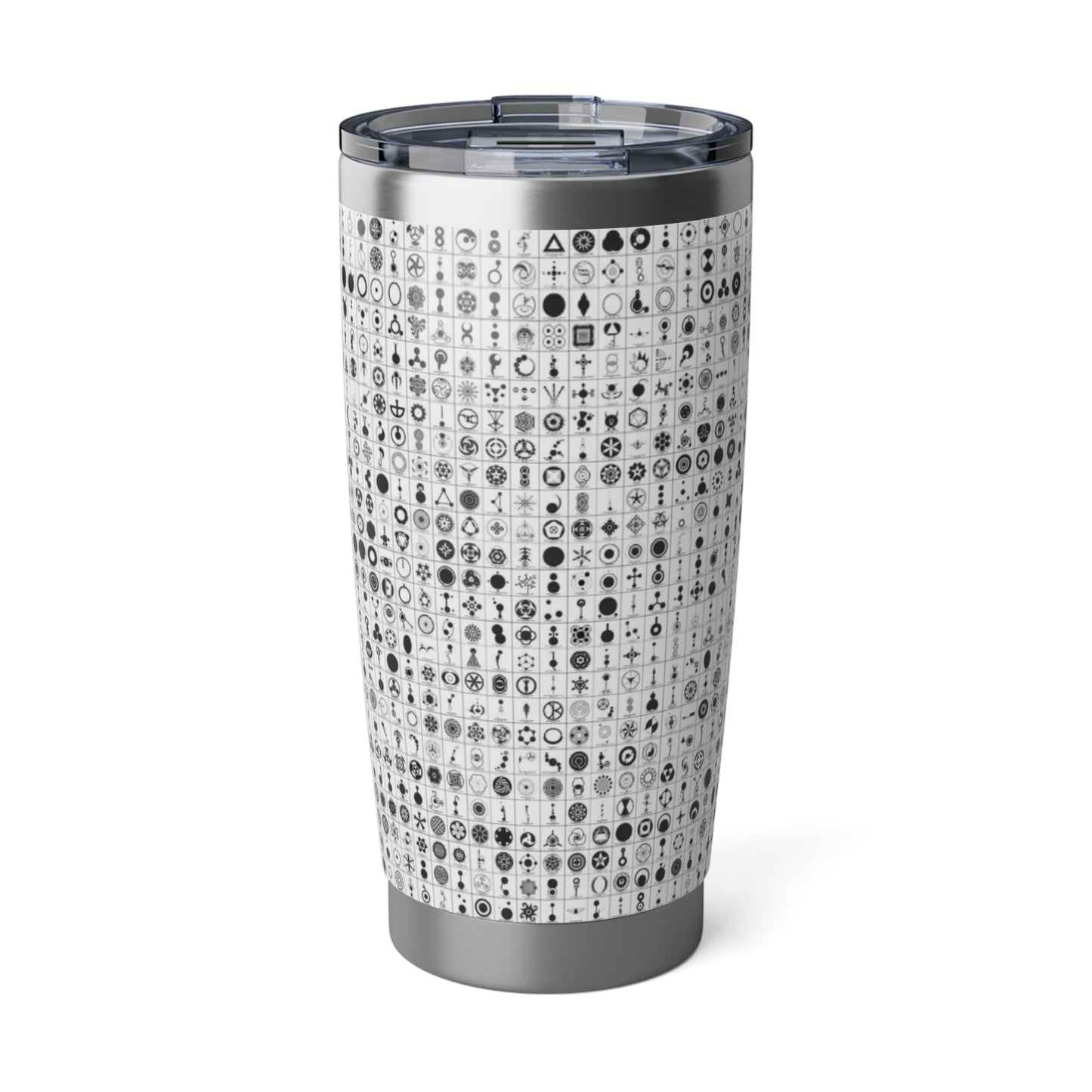 Crop Circles Vagabond 20oz Tumbler, Travel Mug, Stylish Drinkware, Adventure Companion, Unique Gift for Travelers, Modern Design