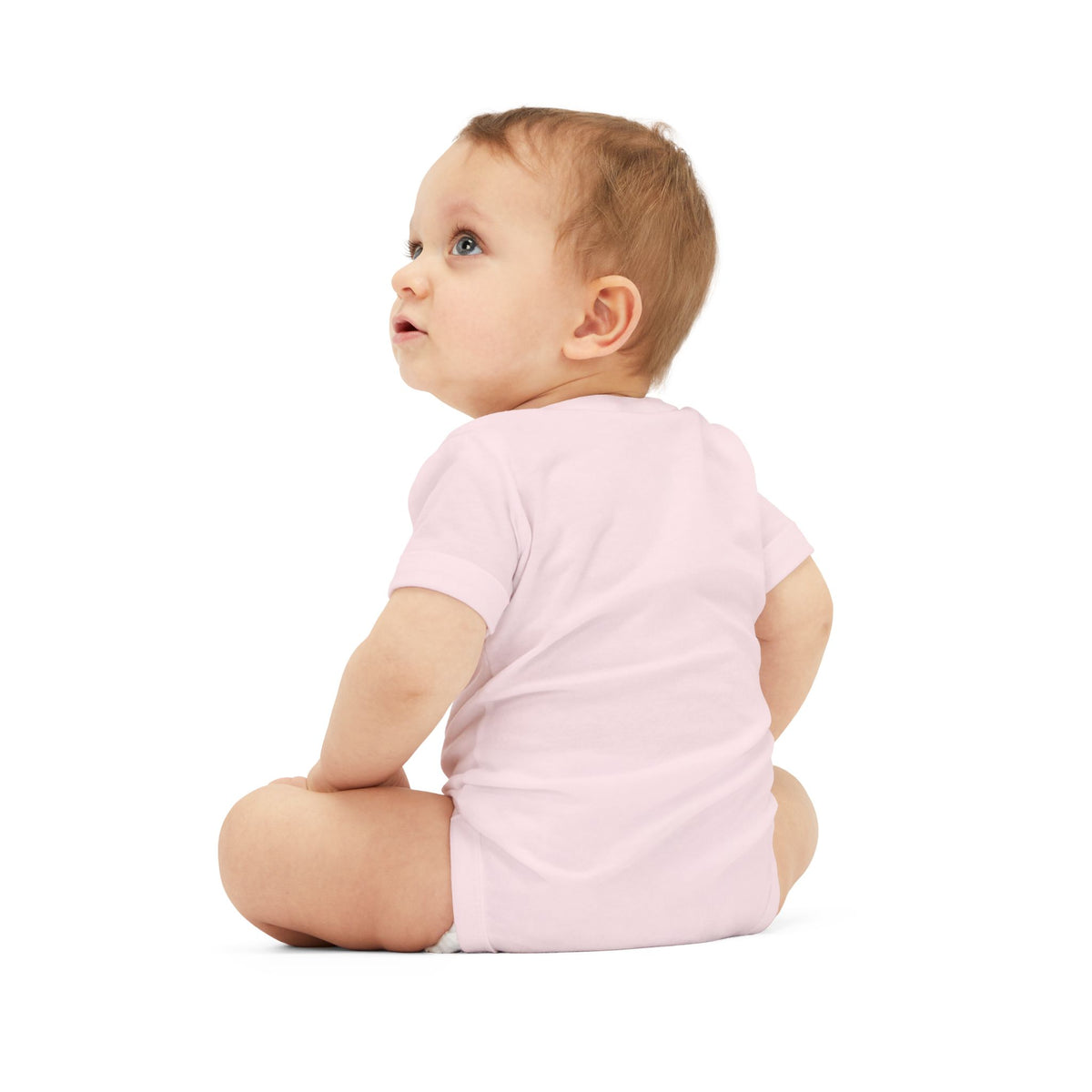 Baby One-Piece with Minimalist Sea Dragon Graphic