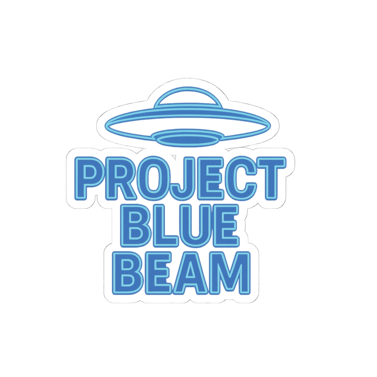 Kiss-Cut Stickers - Project Blue Beam 2025 Sticker
