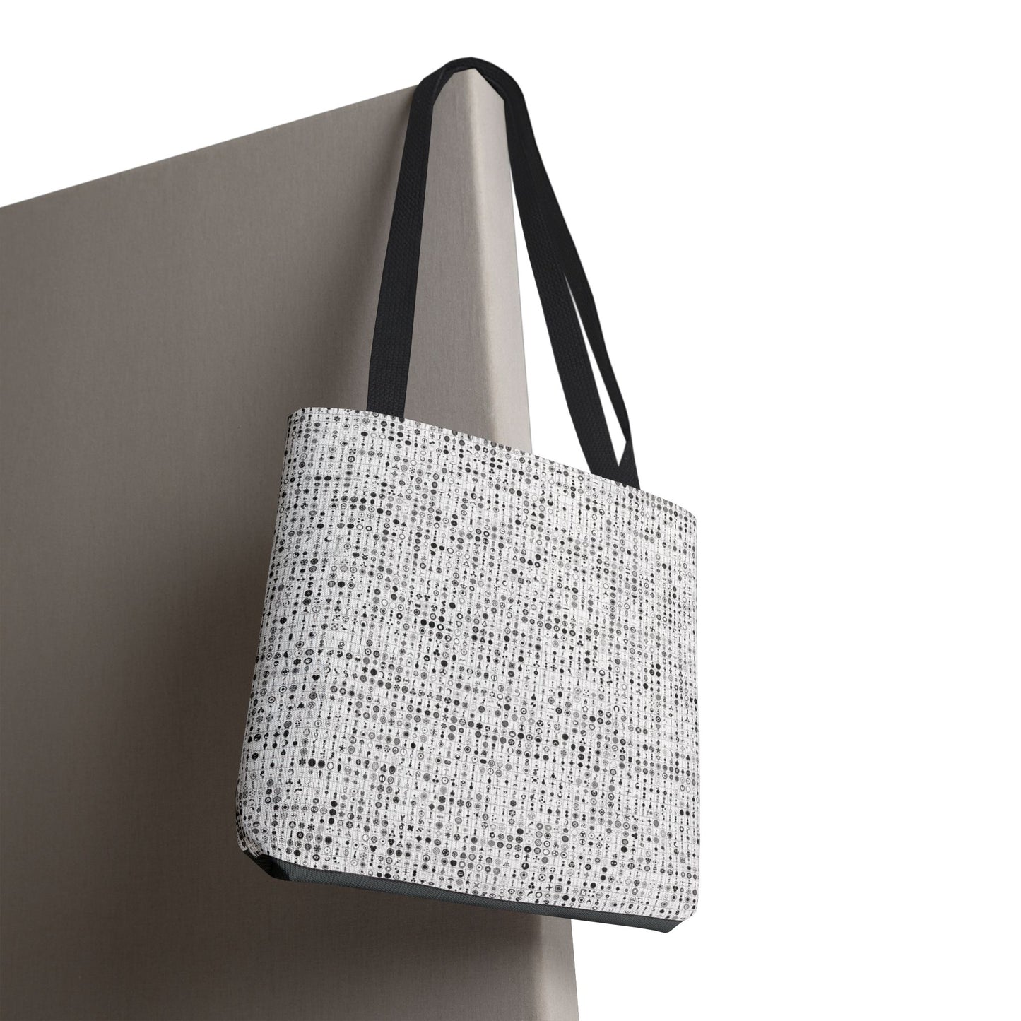 Crop Circles Chic Patterned Tote Bag, Stylish Reusable Shopping Bag, Trendy Canvas Tote, Eco-Friendly Carry-All, Perfect Gift for Any Occasion