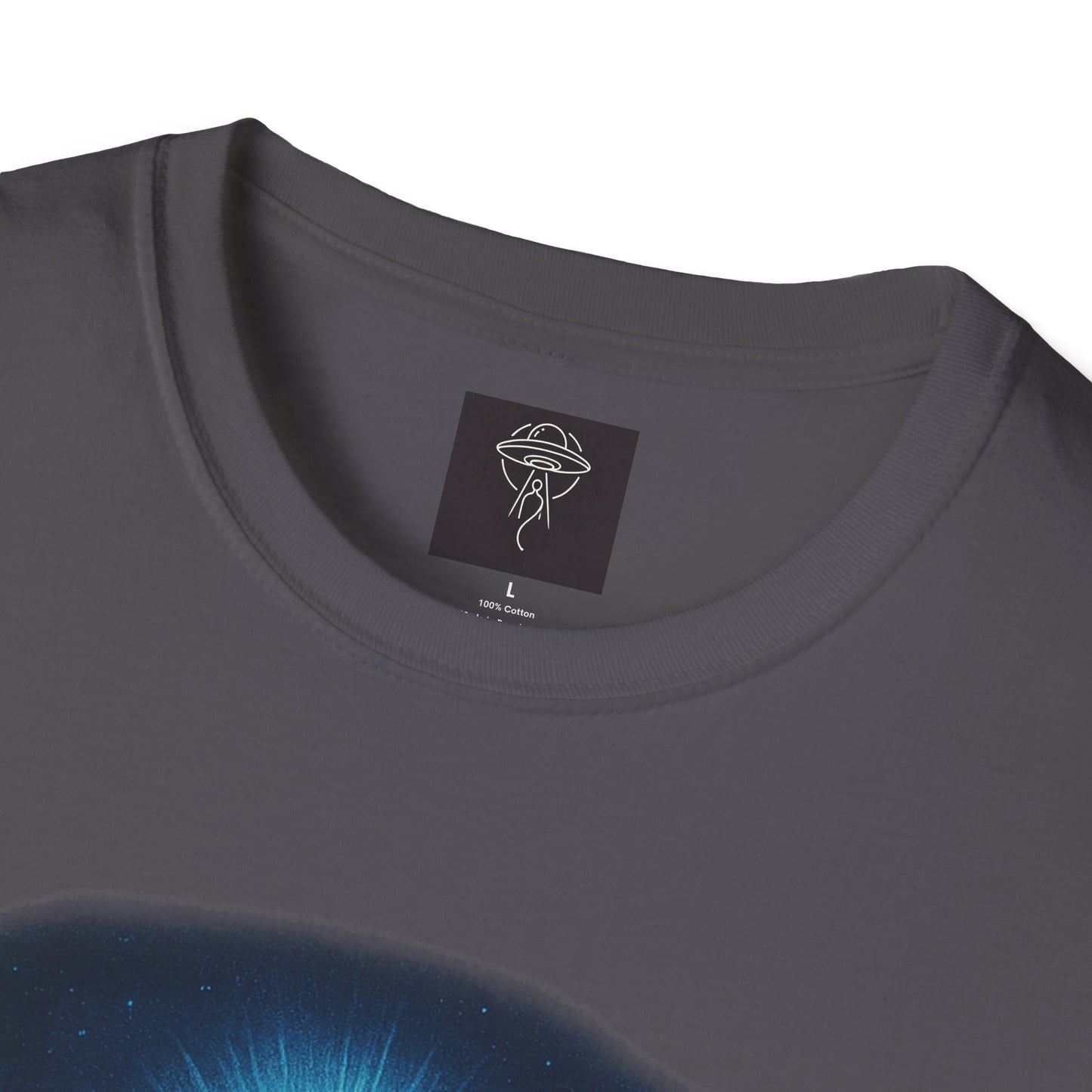 Sacred Glow Unisex T-Shirt, Spiritual Tee, Jesus Graphic Shirt, Inspirational Apparel, Christian Gift, Casual Wear, UFO