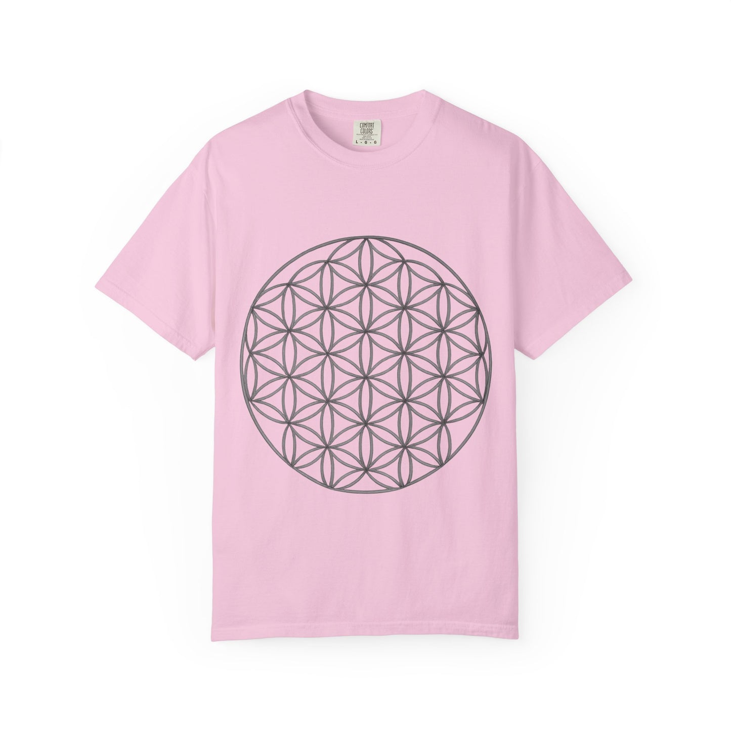 Flower of Life Unisex T-shirt - Mindful Gift, Spiritual Apparel, Cosmic Vibes, Meditation Shirt, Eco-friendly Fashion