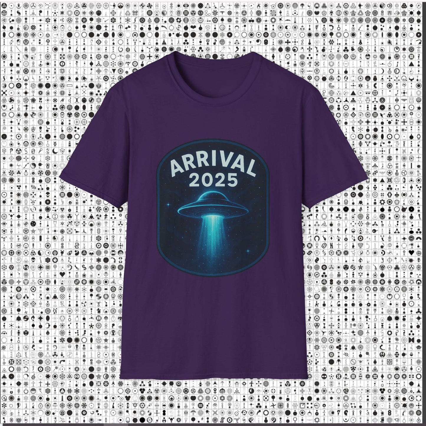 Unisex UFO Arrival 2025 T-Shirt, Funny Graphic Tee, Gift for Space Lovers, Sci-Fi Apparel, Alien Enthusiast Shirt, Casual Wear