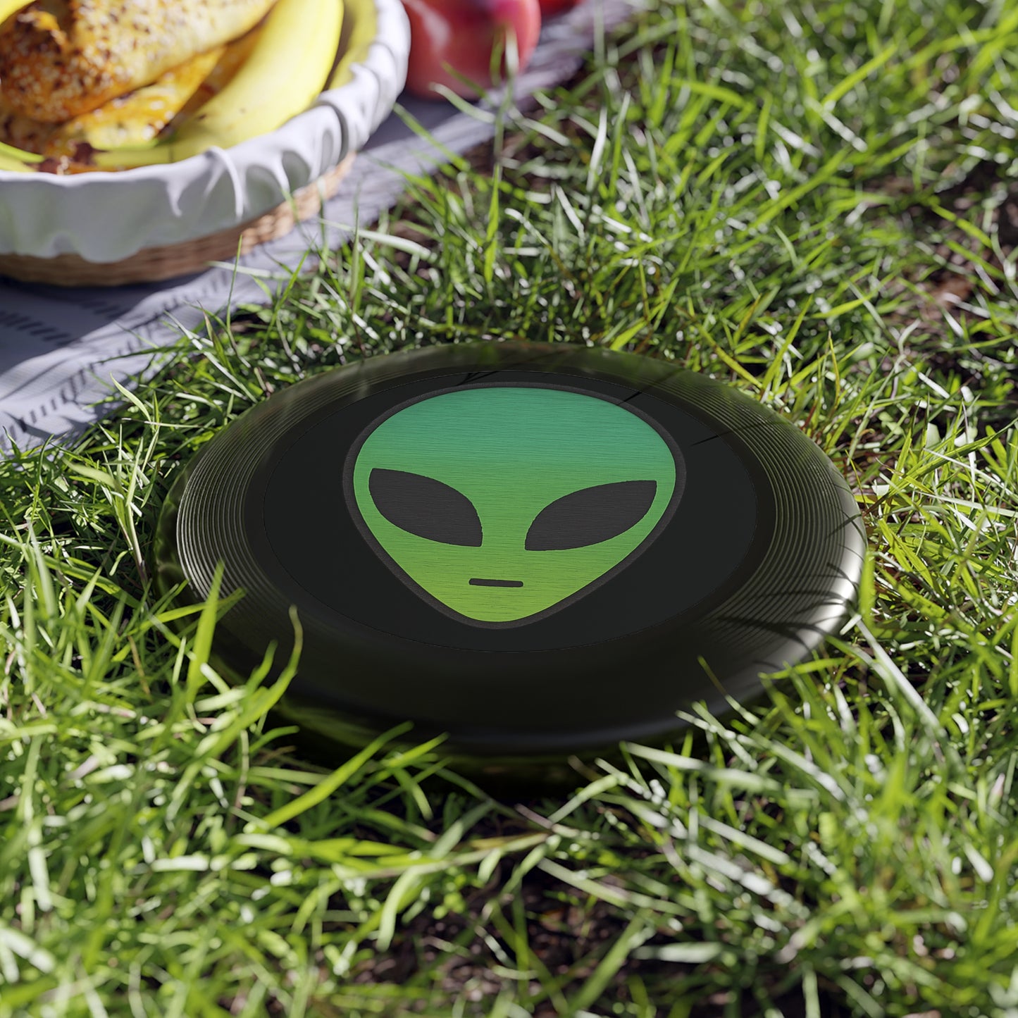 Alien-Themed Frisbee | Fun Outdoor Game, Ideal Gift for Kids and Adults, Picnic Accessory, UFO Lover's Toy, Summer Fun