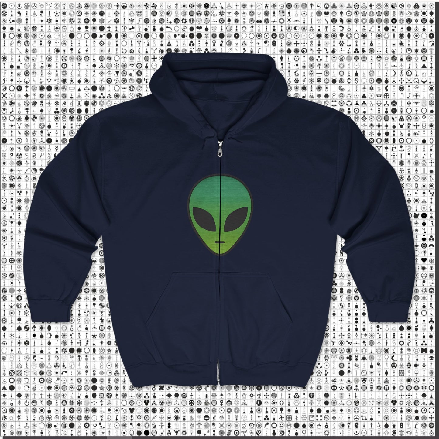 The Aliens Are Here Zip Hoodie – Classic Aliencore Zip-Up | Unisex Streetwear