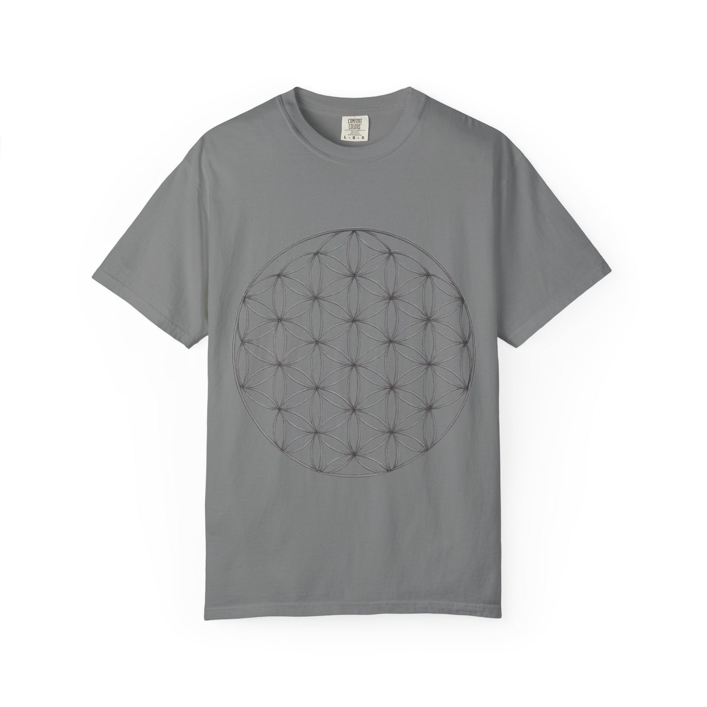 Flower of Life Unisex T-shirt - Mindful Gift, Spiritual Apparel, Cosmic Vibes, Meditation Shirt, Eco-friendly Fashion