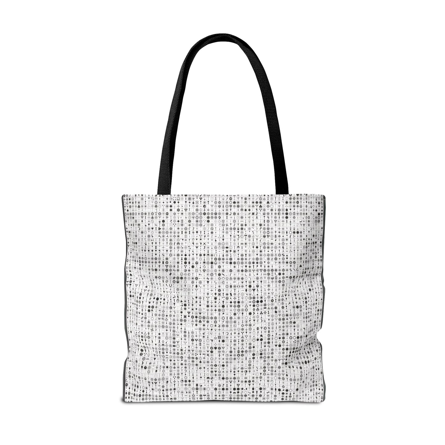 Crop Circles Chic Patterned Tote Bag, Stylish Reusable Shopping Bag, Trendy Canvas Tote, Eco-Friendly Carry-All, Perfect Gift for Any Occasion