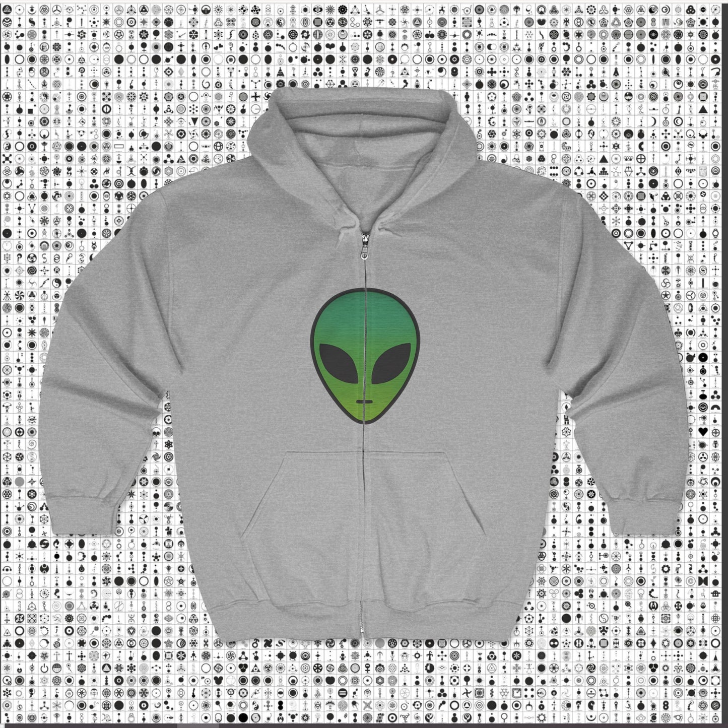 The Aliens Are Here Zip Hoodie – Classic Aliencore Zip-Up | Unisex Streetwear