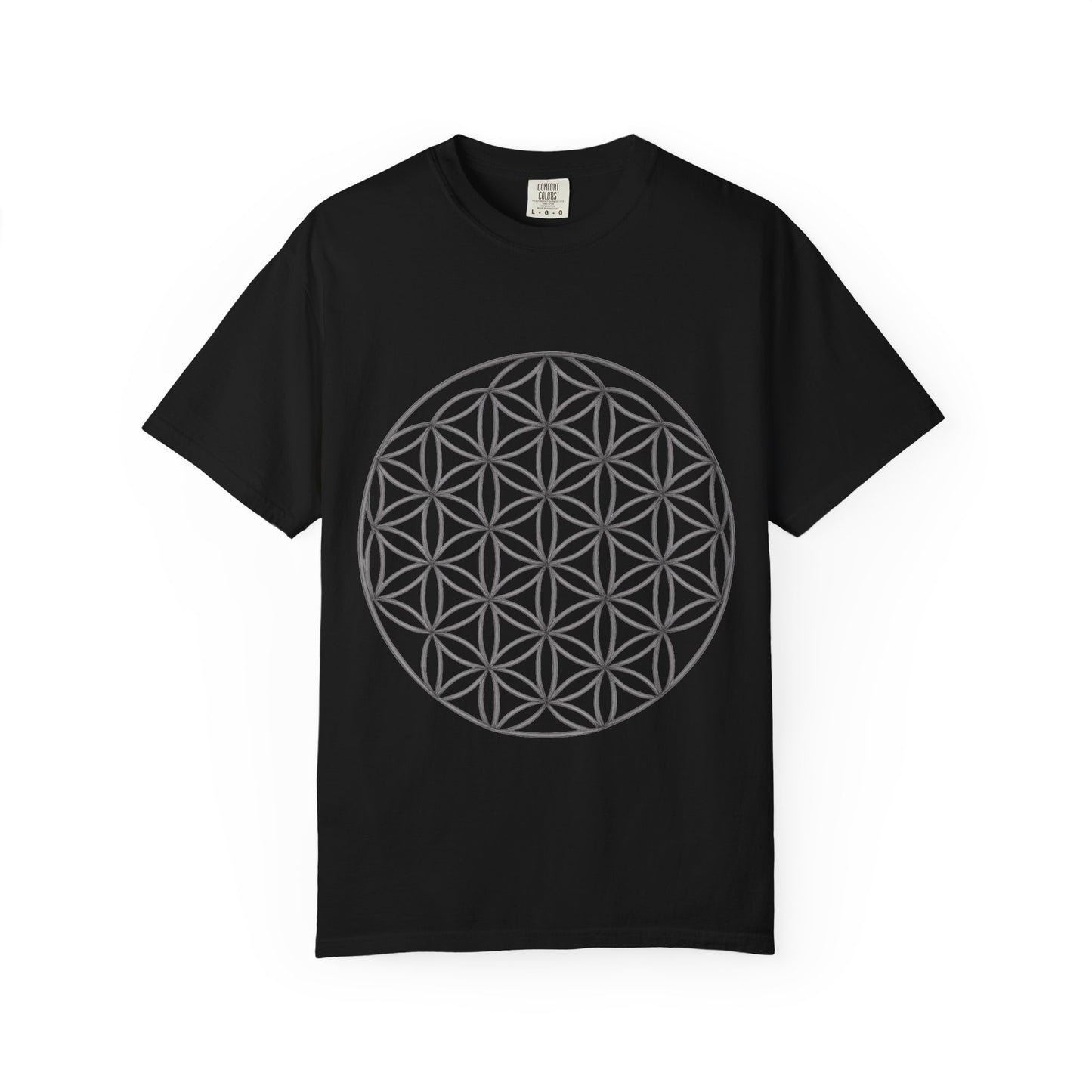 Flower of Life Unisex T-shirt - Mindful Gift, Spiritual Apparel, Cosmic Vibes, Meditation Shirt, Eco-friendly Fashion