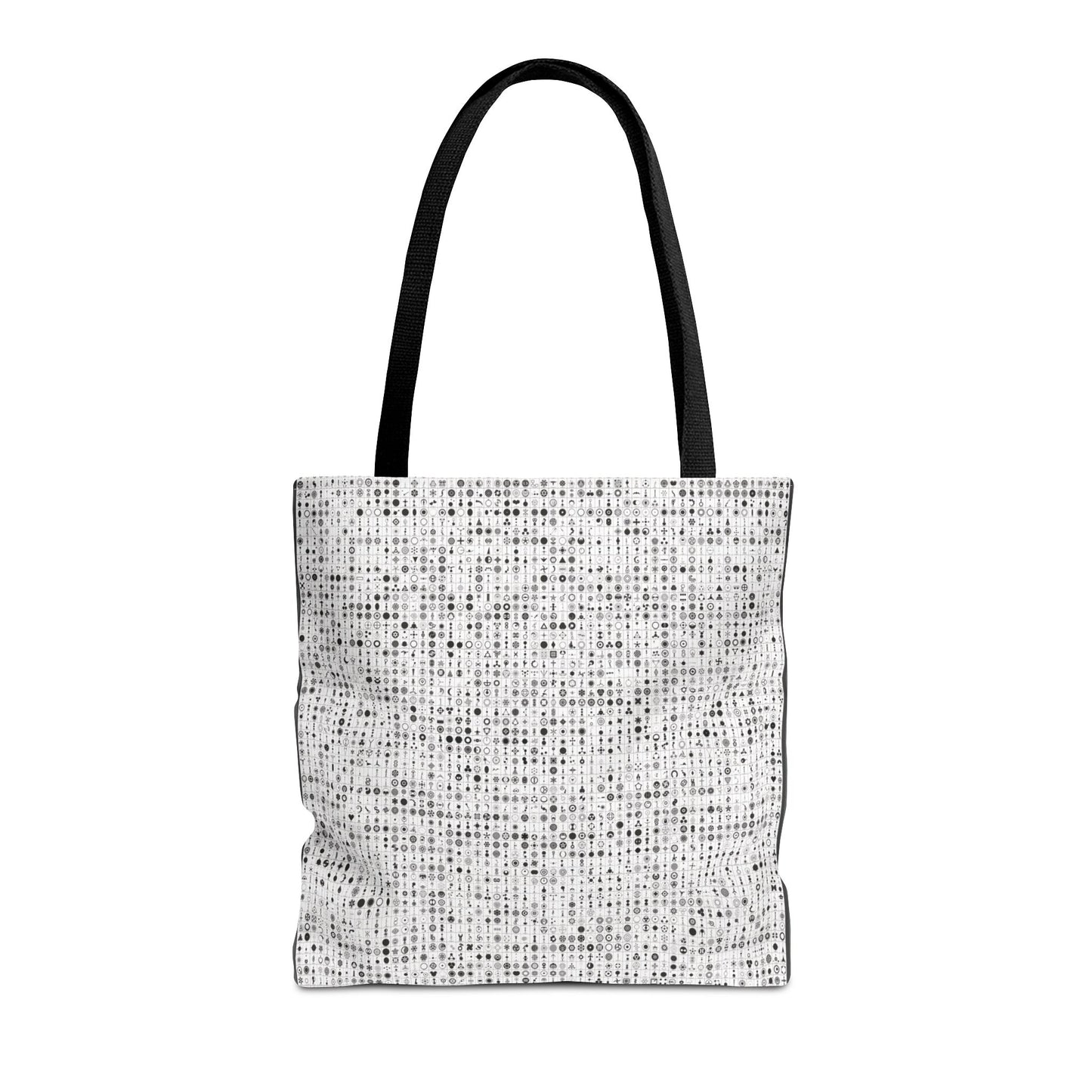 Crop Circles Chic Patterned Tote Bag, Stylish Reusable Shopping Bag, Trendy Canvas Tote, Eco-Friendly Carry-All, Perfect Gift for Any Occasion