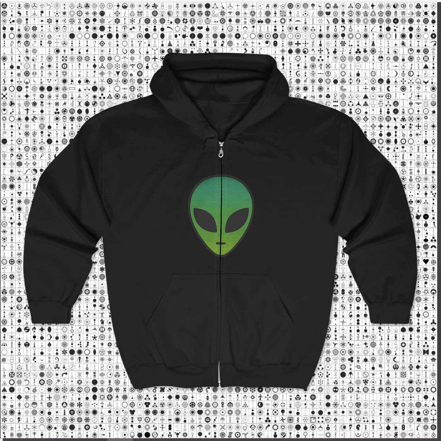The Aliens Are Here Zip Hoodie – Classic Aliencore Zip-Up | Unisex Streetwear