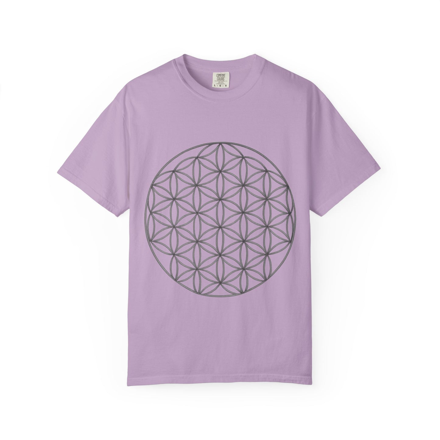 Flower of Life Unisex T-shirt - Mindful Gift, Spiritual Apparel, Cosmic Vibes, Meditation Shirt, Eco-friendly Fashion