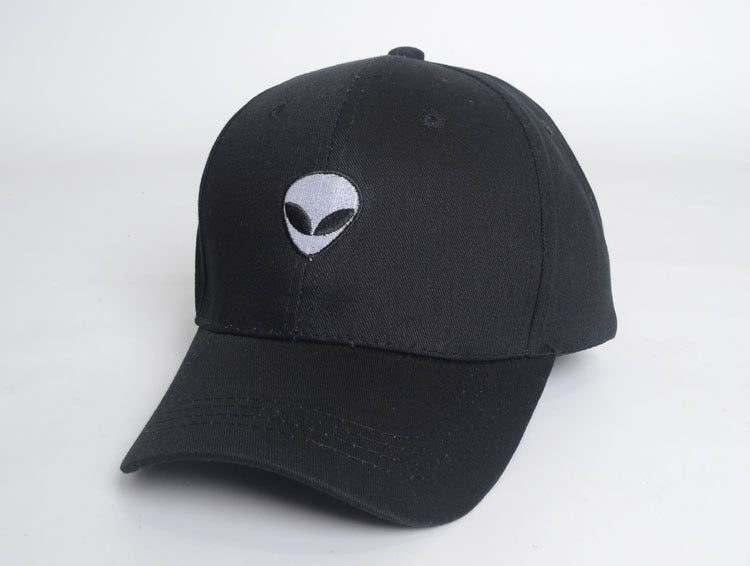 Classic Alien Head Hat – Black