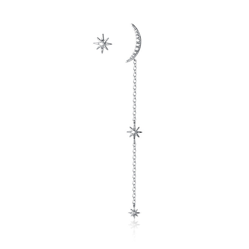 🌙✨ Star & Moon Drop Earrings – Balance in the Cosmos