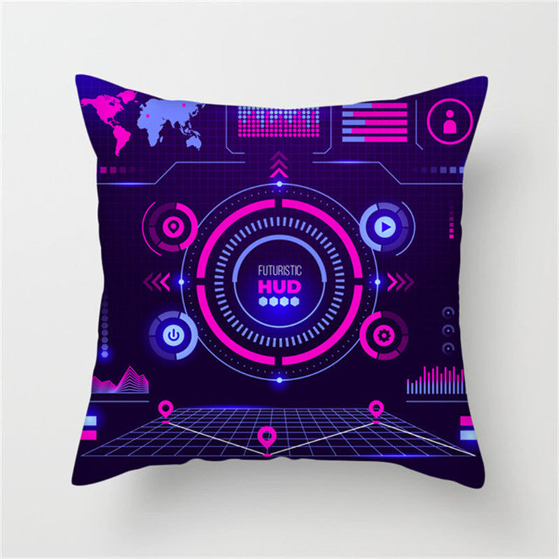 π Spaceship & Astronaut Pillow Cover β Comfort from the Cosmos
