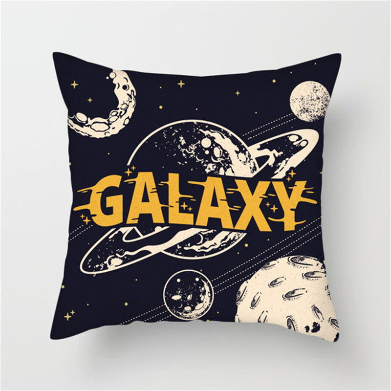 π Spaceship & Astronaut Pillow Cover β Comfort from the Cosmos