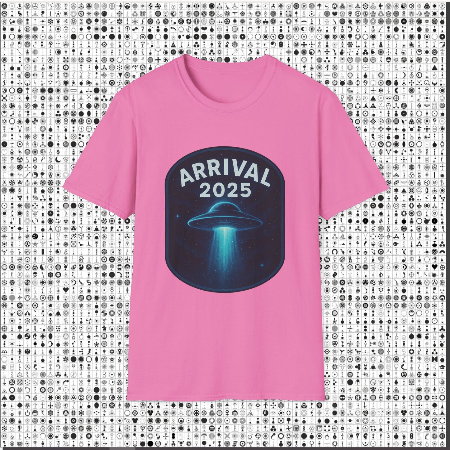 Unisex UFO Arrival 2025 T-Shirt, Funny Graphic Tee, Gift for Space Lovers, Sci-Fi Apparel, Alien Enthusiast Shirt, Casual Wear