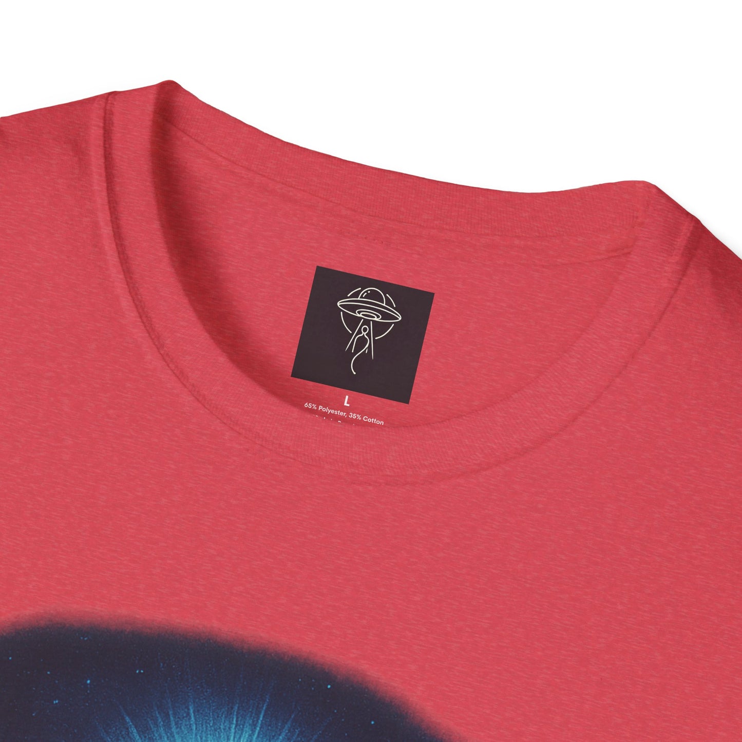 Sacred Glow Unisex T-Shirt, Spiritual Tee, Jesus Graphic Shirt, Inspirational Apparel, Christian Gift, Casual Wear, UFO