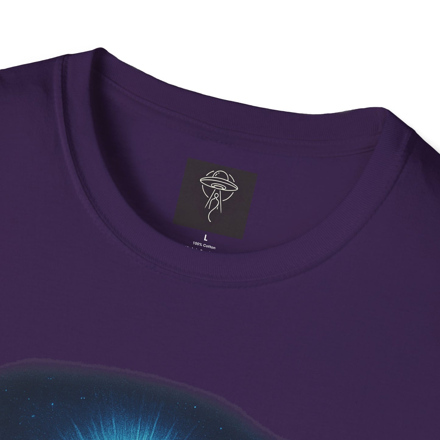Sacred Glow Unisex T-Shirt, Spiritual Tee, Jesus Graphic Shirt, Inspirational Apparel, Christian Gift, Casual Wear, UFO
