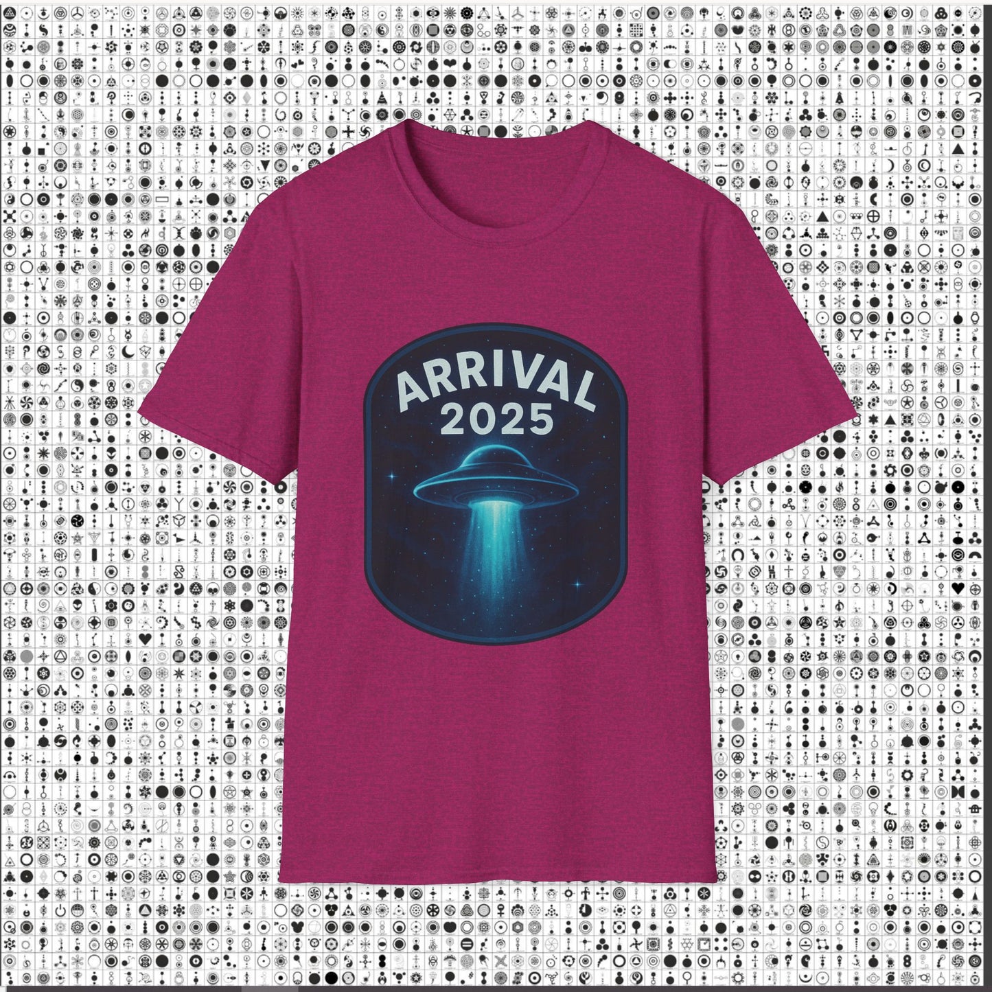 Unisex UFO Arrival 2025 T-Shirt, Funny Graphic Tee, Gift for Space Lovers, Sci-Fi Apparel, Alien Enthusiast Shirt, Casual Wear