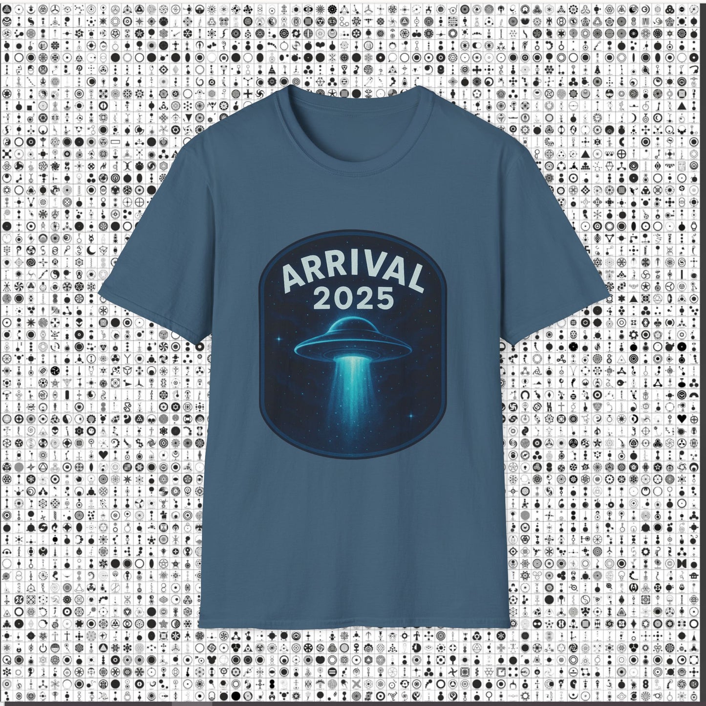 Unisex UFO Arrival 2025 T-Shirt, Funny Graphic Tee, Gift for Space Lovers, Sci-Fi Apparel, Alien Enthusiast Shirt, Casual Wear