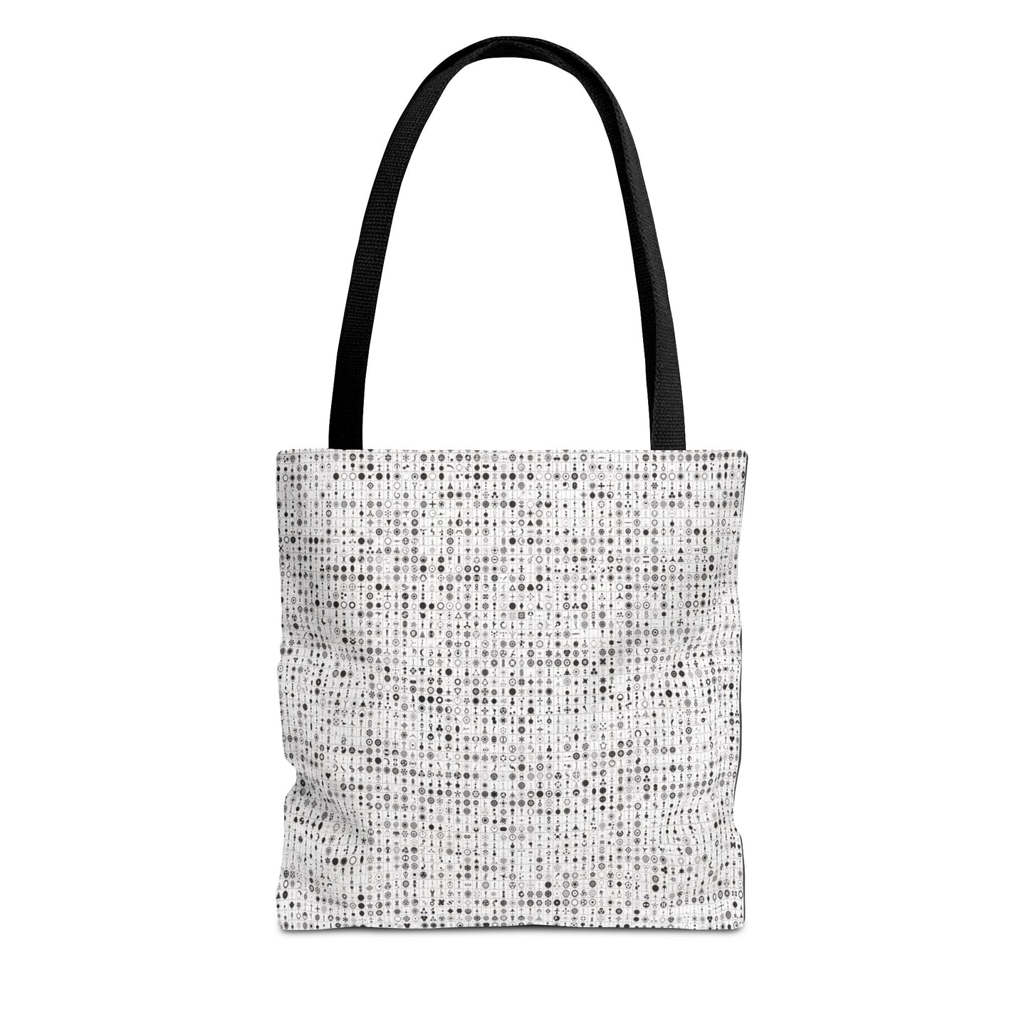 Crop Circles Chic Patterned Tote Bag, Stylish Reusable Shopping Bag, Trendy Canvas Tote, Eco-Friendly Carry-All, Perfect Gift for Any Occasion
