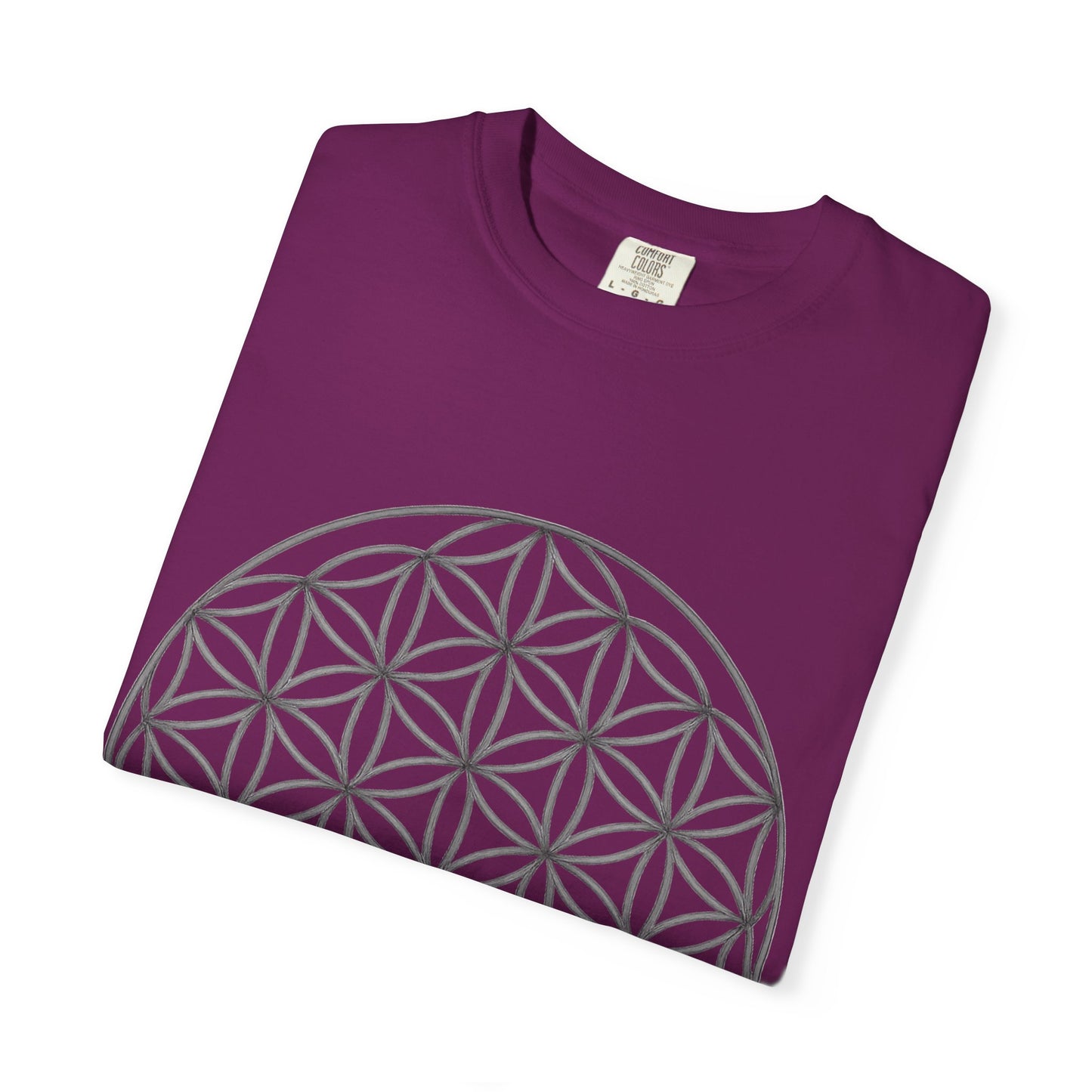 Flower of Life Unisex T-shirt - Mindful Gift, Spiritual Apparel, Cosmic Vibes, Meditation Shirt, Eco-friendly Fashion