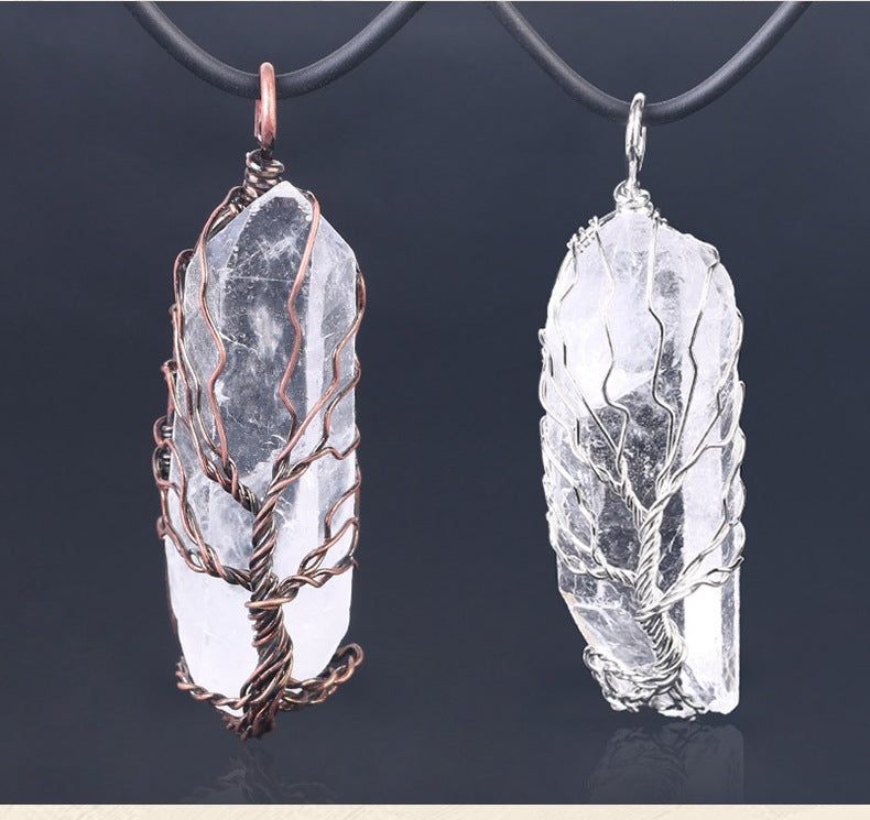🔮 Crystal Pendant Necklace – Choose Your Vibe, Wear Your Intention