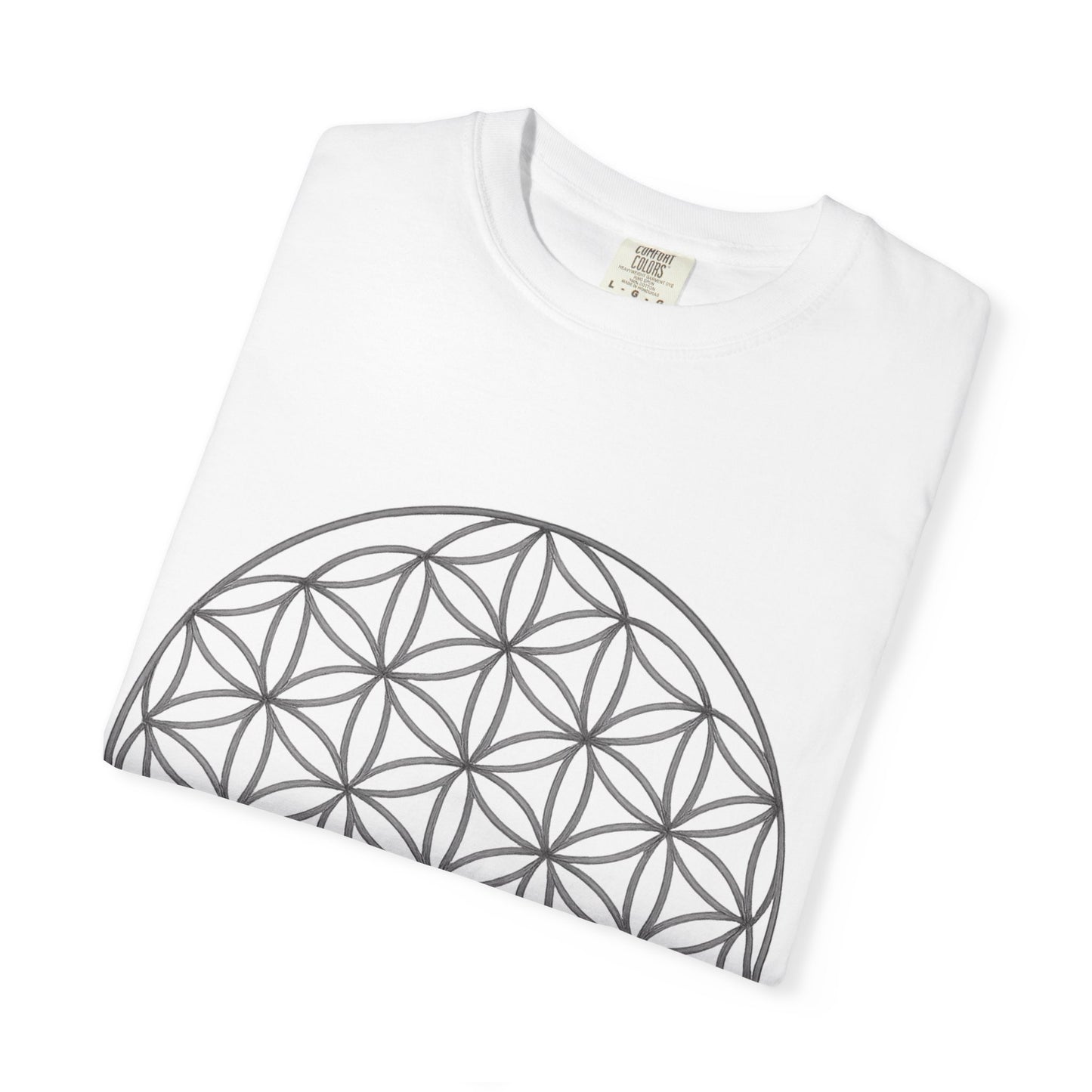 Flower of Life Unisex T-shirt - Mindful Gift, Spiritual Apparel, Cosmic Vibes, Meditation Shirt, Eco-friendly Fashion