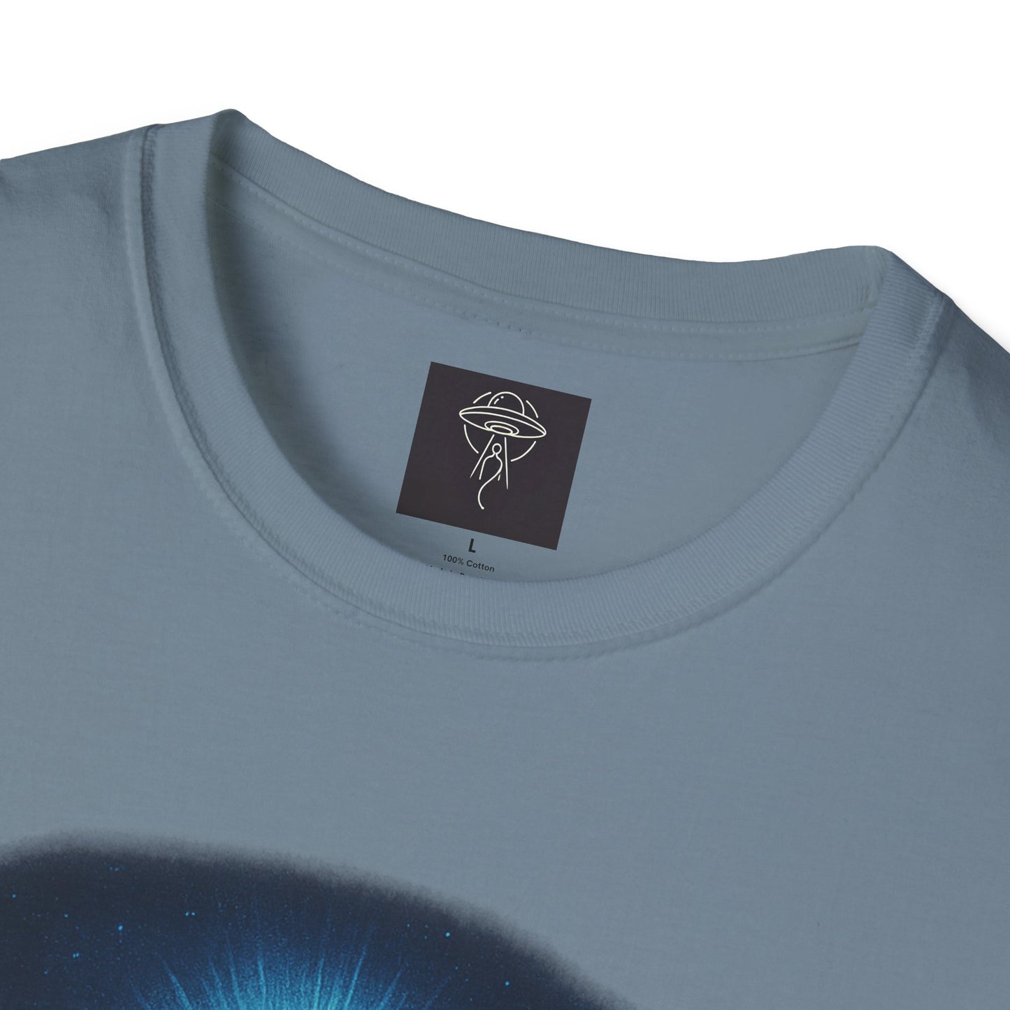 Sacred Glow Unisex T-Shirt, Spiritual Tee, Jesus Graphic Shirt, Inspirational Apparel, Christian Gift, Casual Wear, UFO