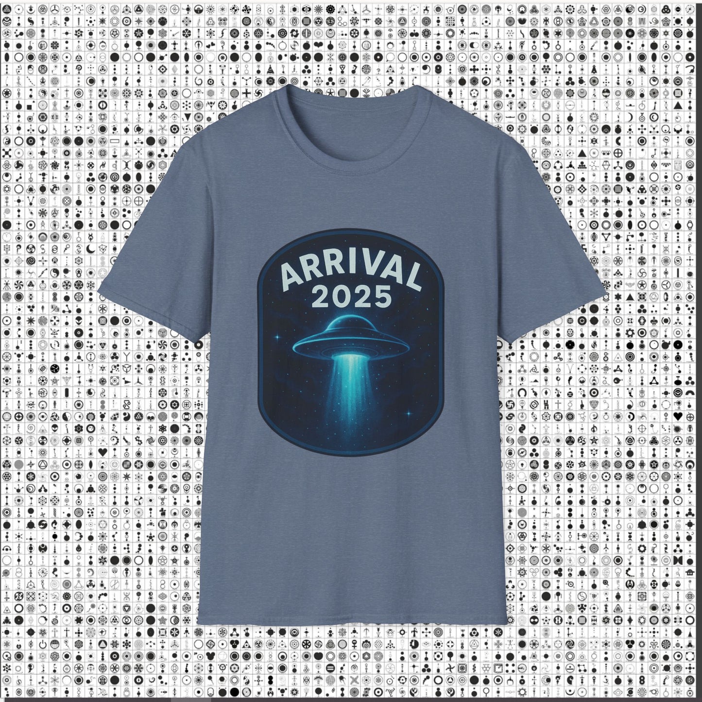 Unisex UFO Arrival 2025 T-Shirt, Funny Graphic Tee, Gift for Space Lovers, Sci-Fi Apparel, Alien Enthusiast Shirt, Casual Wear