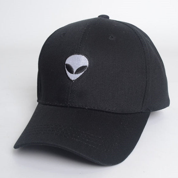 Classic Alien Head Hat – Black