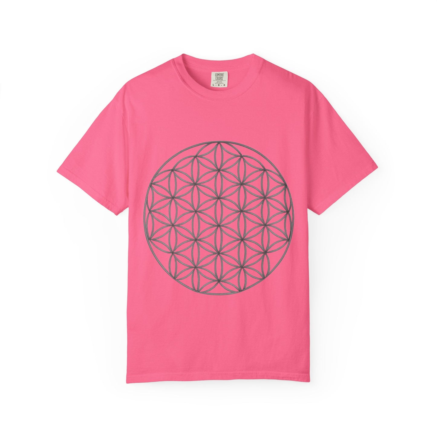 Flower of Life Unisex T-shirt - Mindful Gift, Spiritual Apparel, Cosmic Vibes, Meditation Shirt, Eco-friendly Fashion