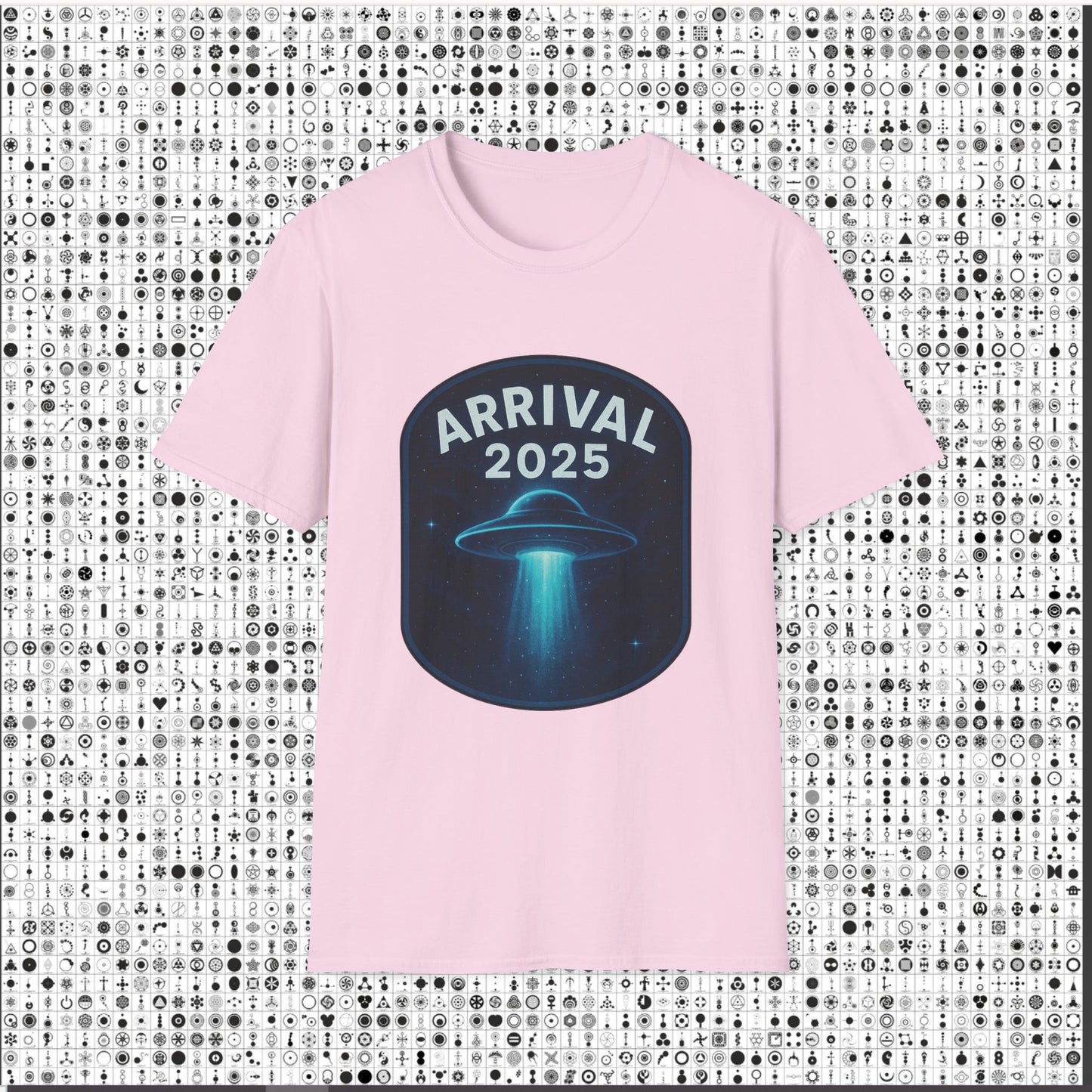 Unisex UFO Arrival 2025 T-Shirt, Funny Graphic Tee, Gift for Space Lovers, Sci-Fi Apparel, Alien Enthusiast Shirt, Casual Wear