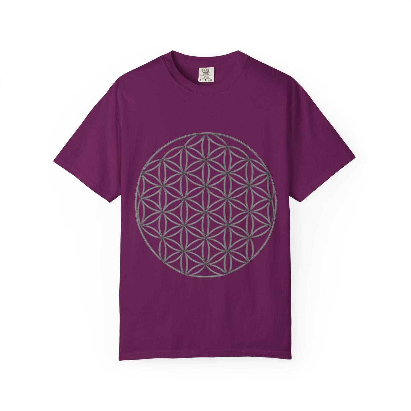 Flower of Life Unisex T-shirt - Mindful Gift, Spiritual Apparel, Cosmic Vibes, Meditation Shirt, Eco-friendly Fashion