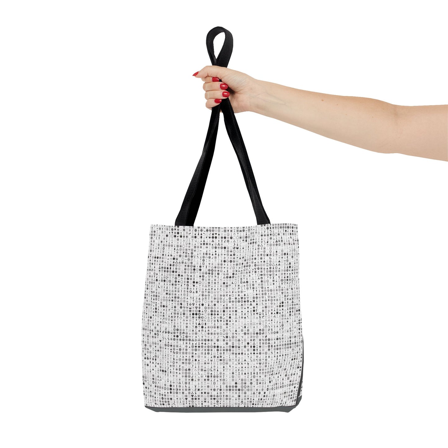 Crop Circles Chic Patterned Tote Bag, Stylish Reusable Shopping Bag, Trendy Canvas Tote, Eco-Friendly Carry-All, Perfect Gift for Any Occasion