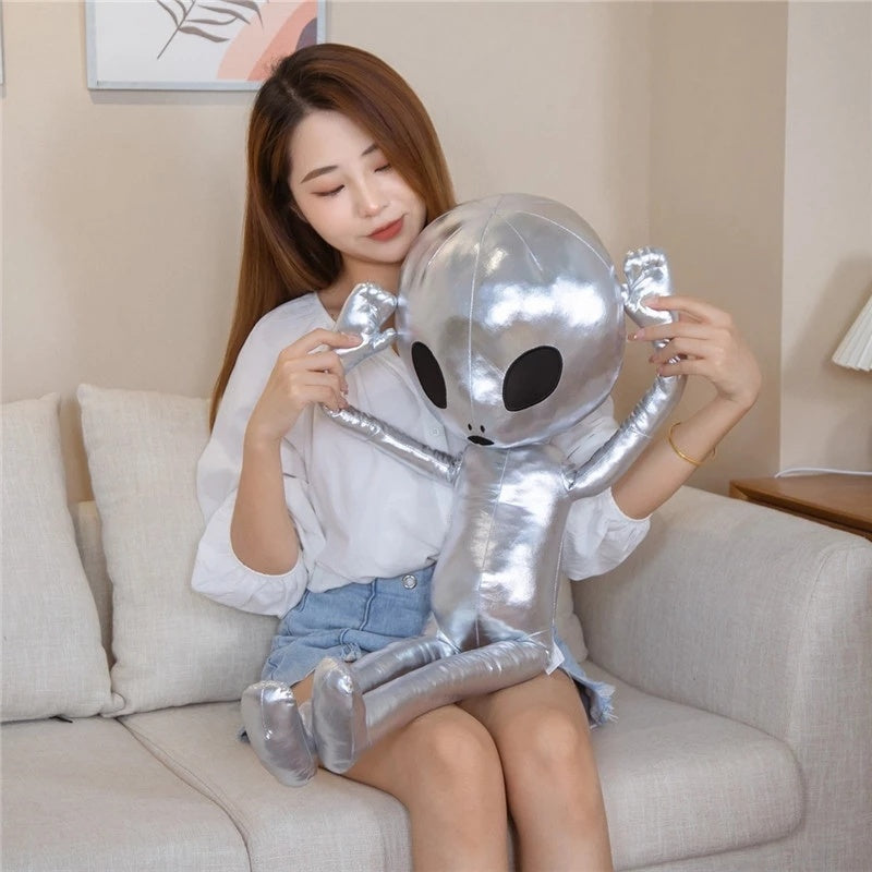 👽 Bright Skin Alien Plush Toy – Your Soft-Spoken Space Companion
