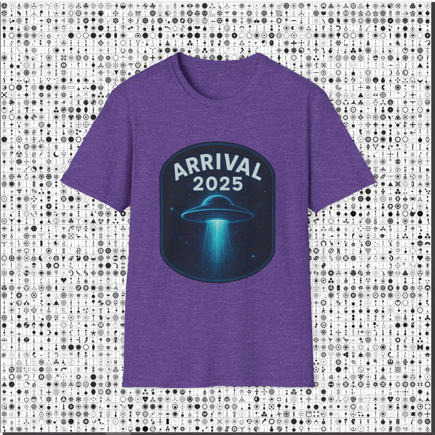 Unisex UFO Arrival 2025 T-Shirt, Funny Graphic Tee, Gift for Space Lovers, Sci-Fi Apparel, Alien Enthusiast Shirt, Casual Wear