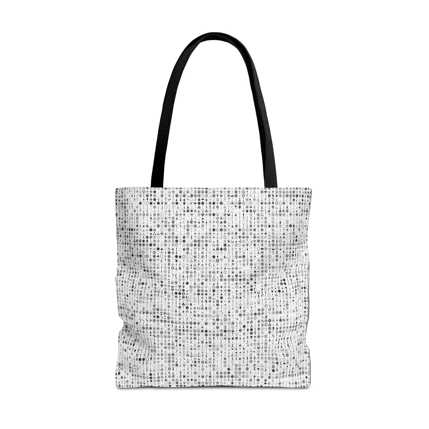 Crop Circles Chic Patterned Tote Bag, Stylish Reusable Shopping Bag, Trendy Canvas Tote, Eco-Friendly Carry-All, Perfect Gift for Any Occasion