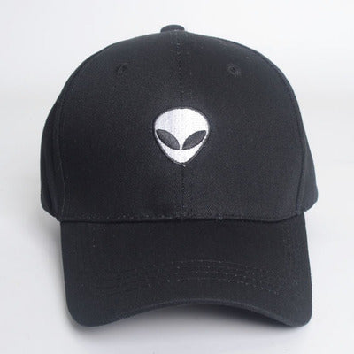 Classic Alien Head Hat – Black