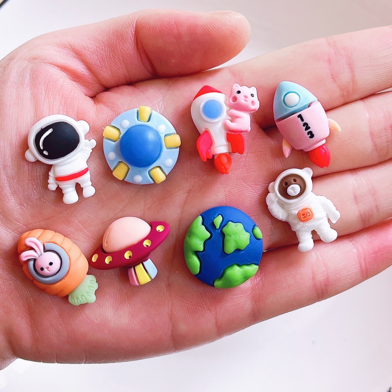 π 3D Astronaut Cup Stickers β Space Sips Only