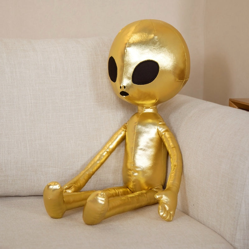 👽 Bright Skin Alien Plush Toy – Your Soft-Spoken Space Companion