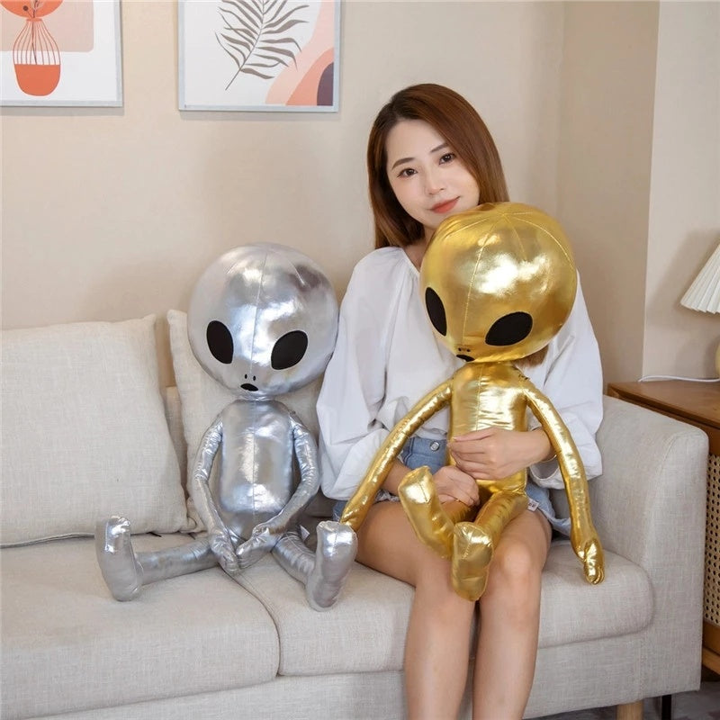 👽 Bright Skin Alien Plush Toy – Your Soft-Spoken Space Companion