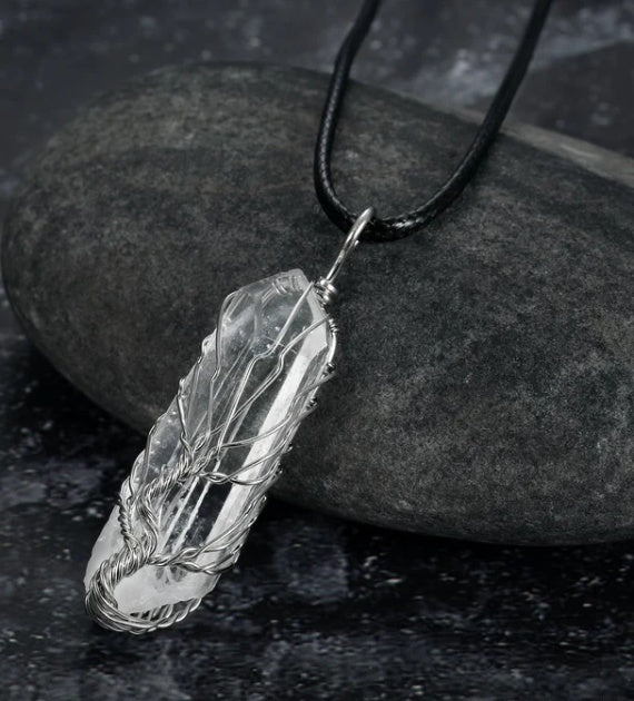 🔮 Crystal Pendant Necklace – Choose Your Vibe, Wear Your Intention