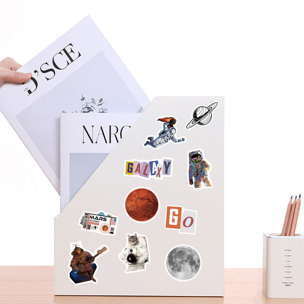 🐾 Space Animal Astronaut Sticker Set – Companions of the Cosmos