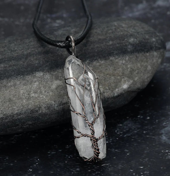 🔮 Crystal Pendant Necklace – Choose Your Vibe, Wear Your Intention